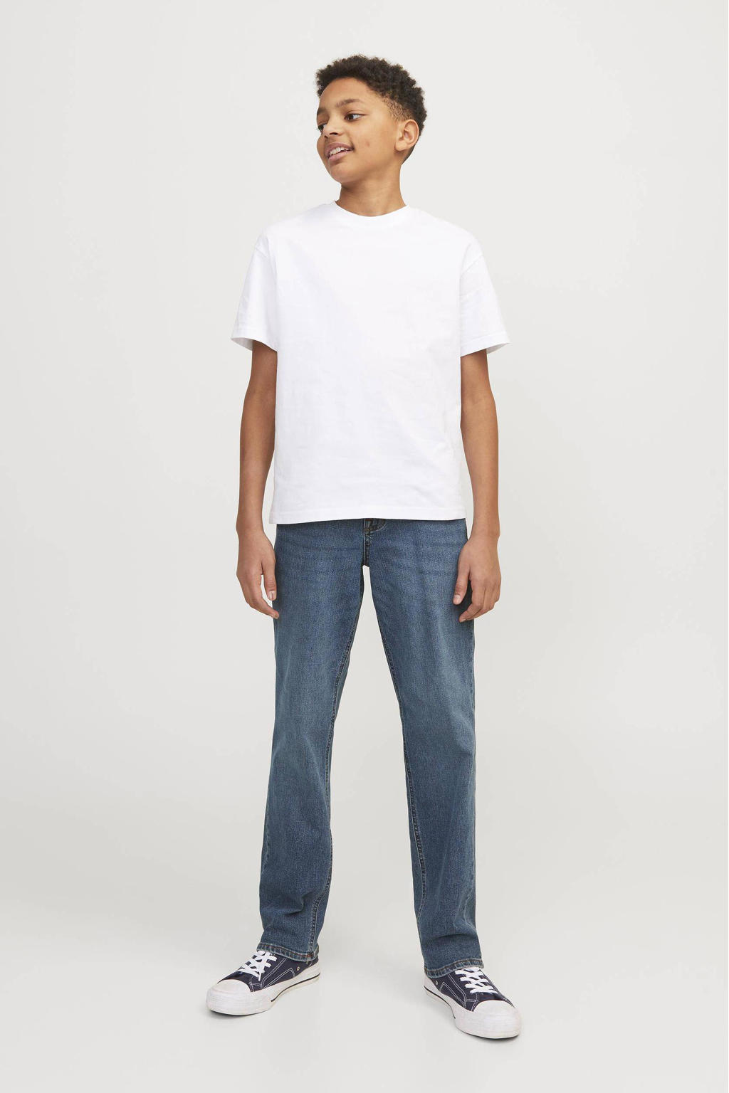 JACK & JONES JUNIOR regular jeans JJICLARK  medium blue denim