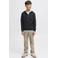 JACK & JONES JUNIOR sweatvest JJEBRADLEY  zwart