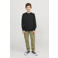 JACK & JONES JUNIOR sweater JJEBRADLEY  zwart