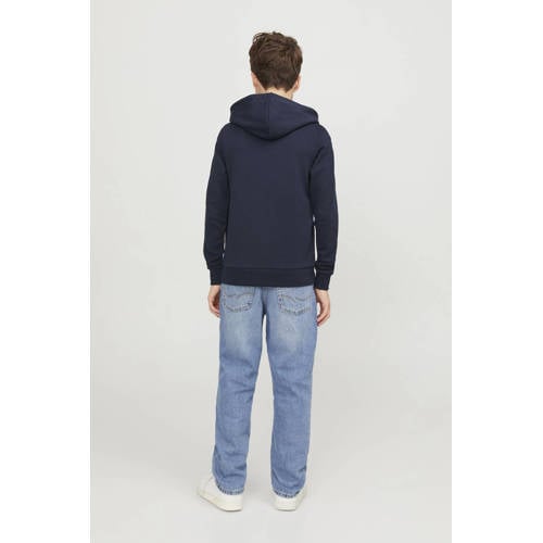 JACK & JONES JUNIOR hoodie JJEBRADLEY donkerblauw afbeelding