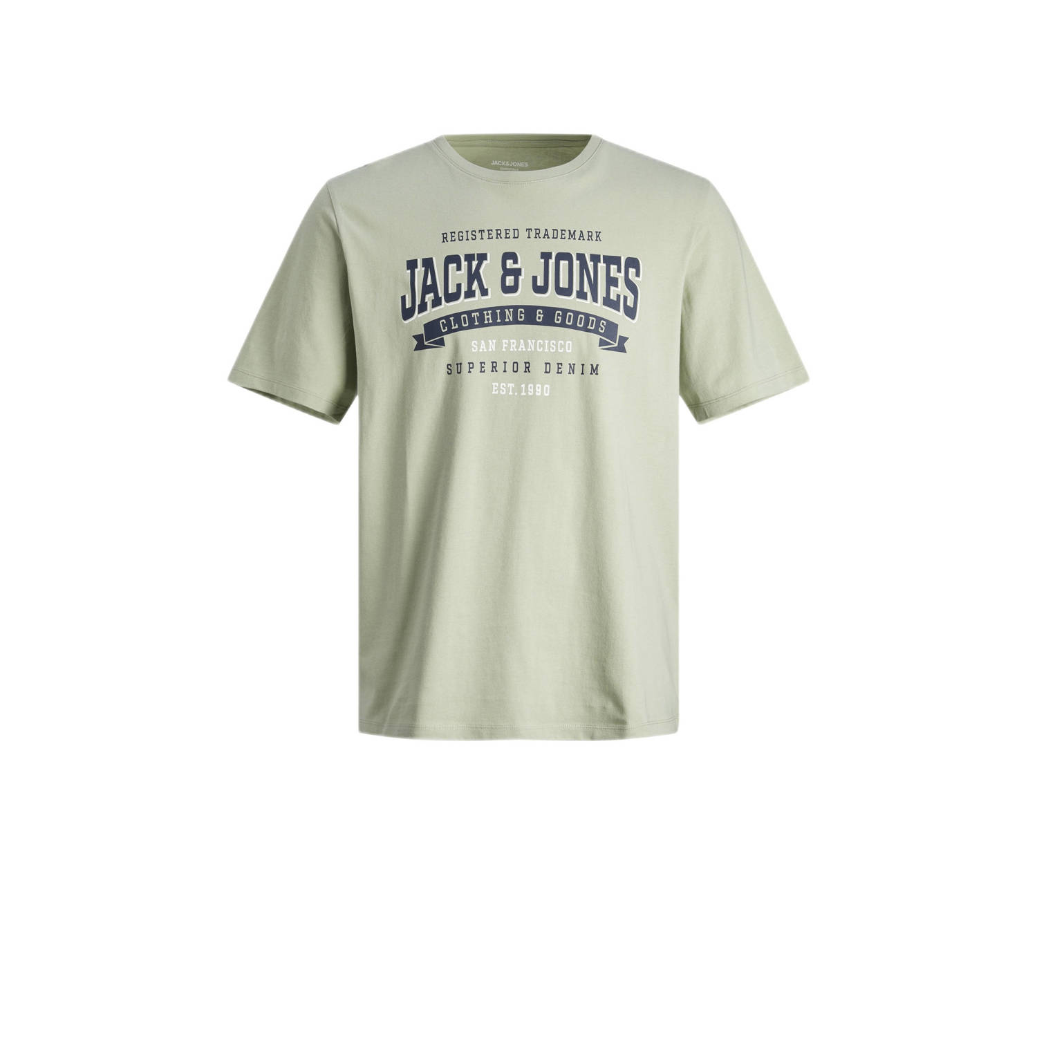Jack & Jones Junior Shirt met ronde hals JJELOGO TEE SS NECK 2 COL AW23 NOOS JNR