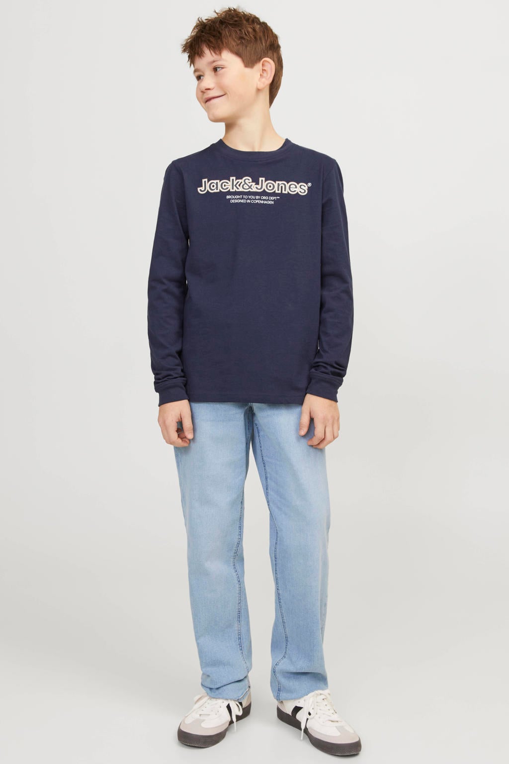 JACK & JONES JUNIOR regular fit jeans JJICLARK light blue denim