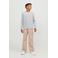 JACK & JONES JUNIOR sweater JJEBRADLEY   grijs melange