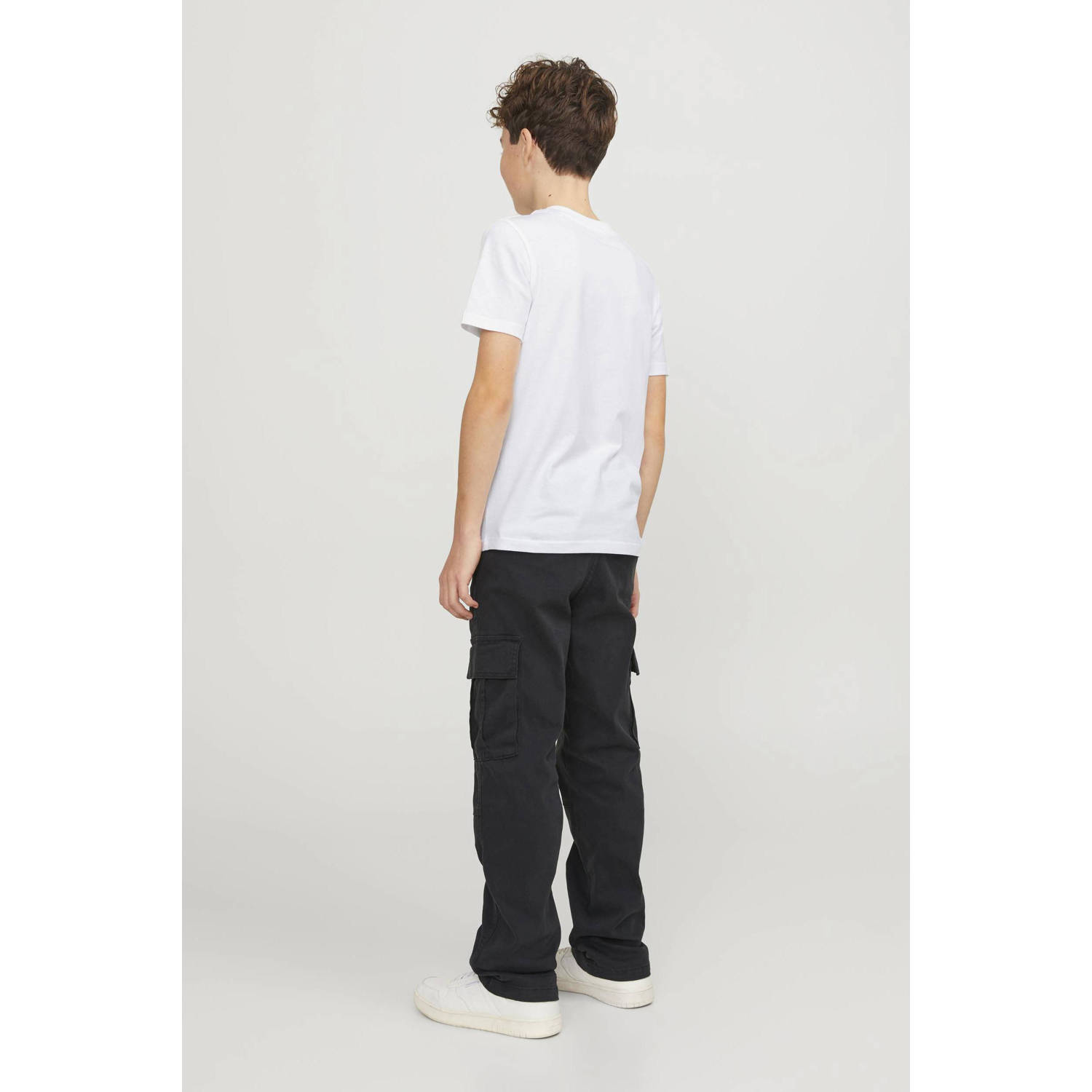 JACK & JONES JUNIOR T-shirt JCOMAP met printopdruk wit