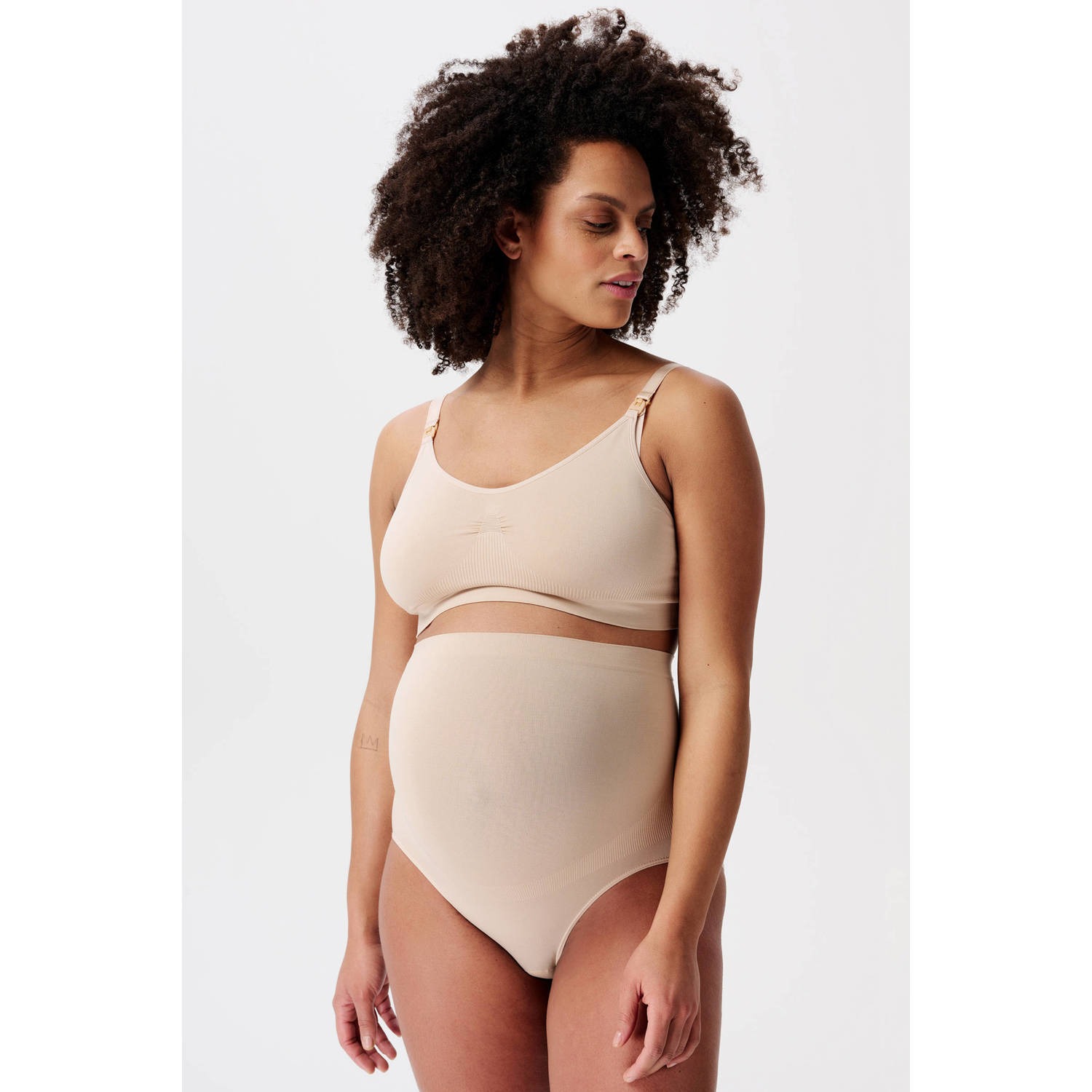 Noppies naadloze voedingsbh Hura beige