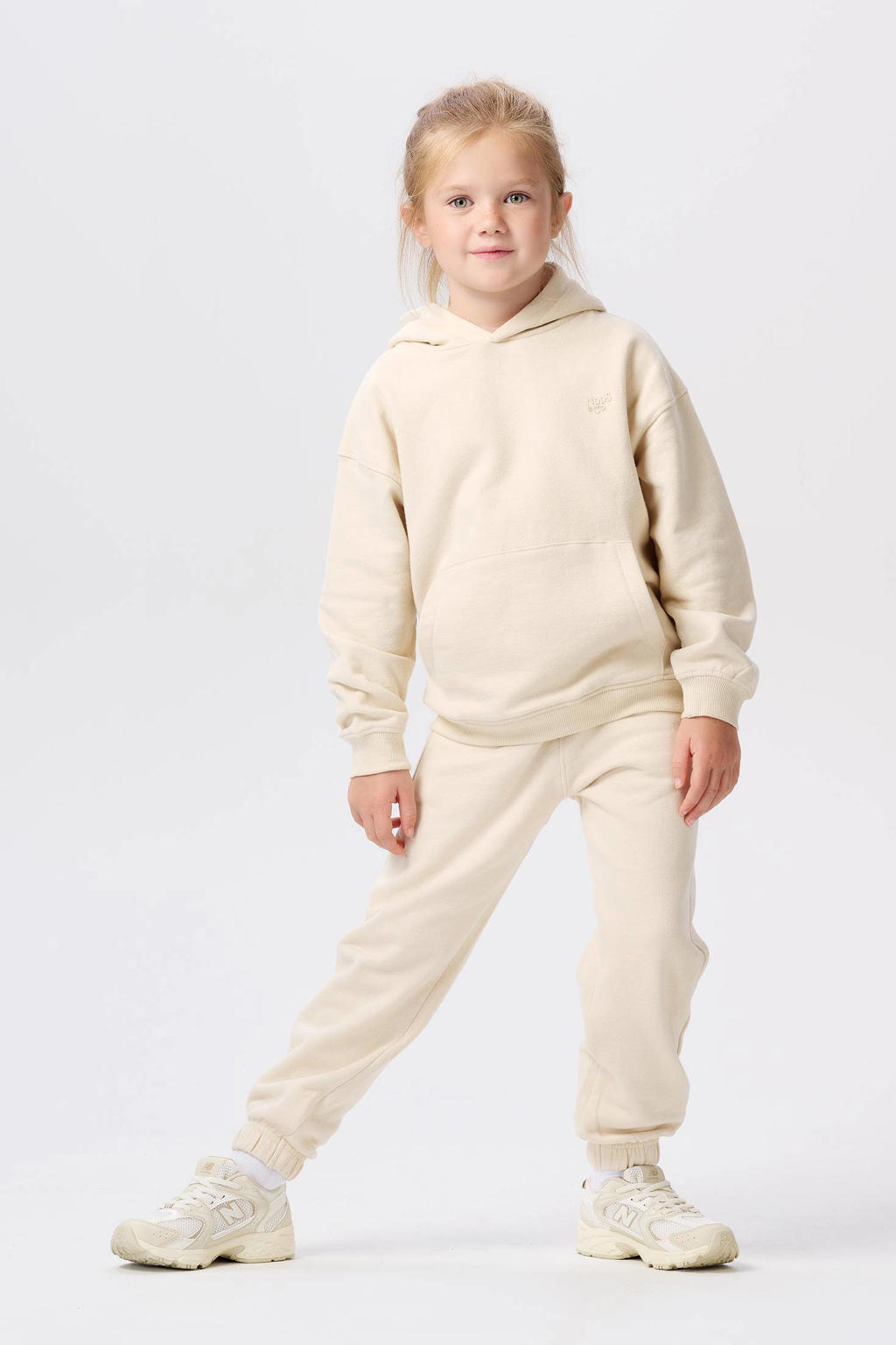 Noppies kids regular fit broek Nandyal van katoen beige