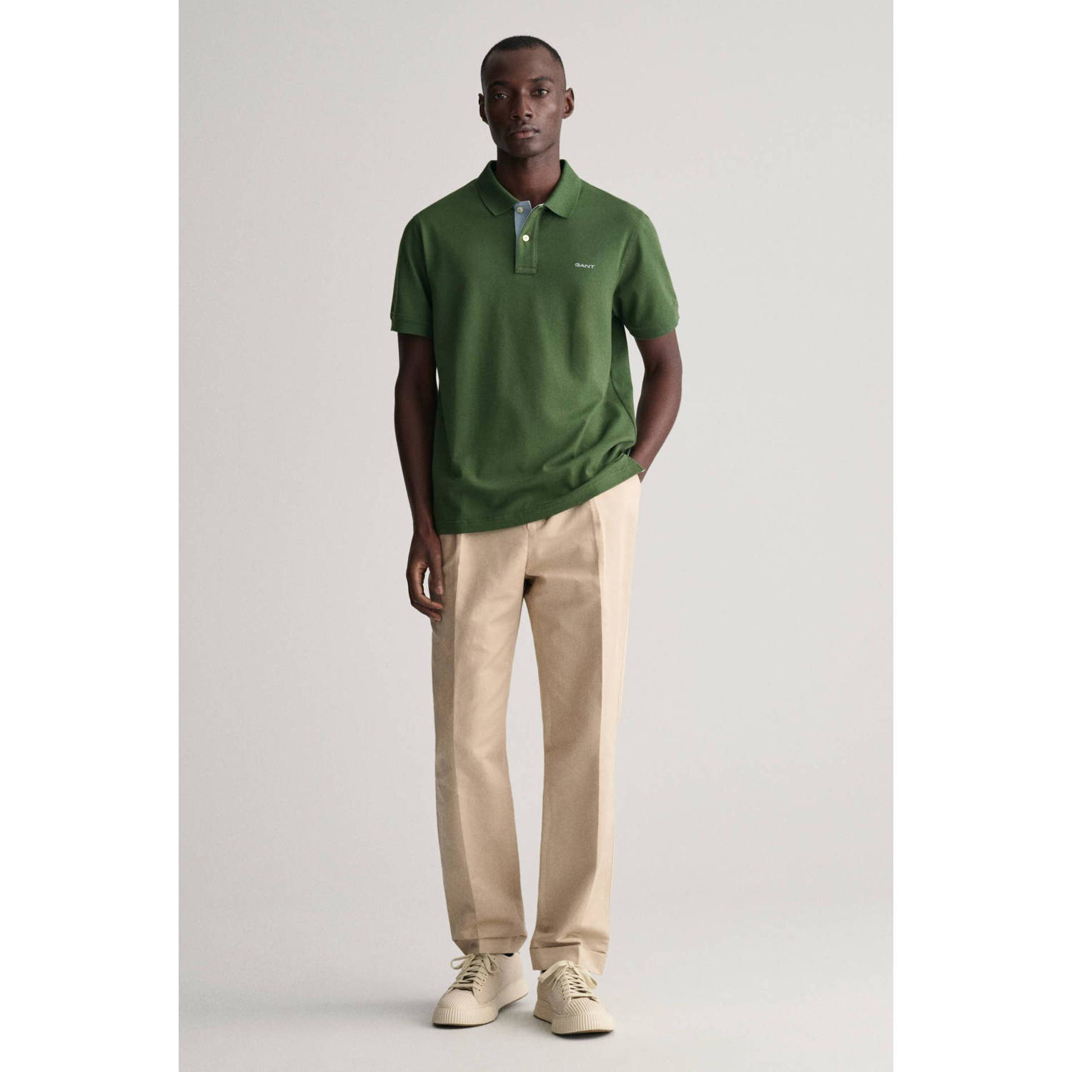 GANT regular fit polo Contrast met logo