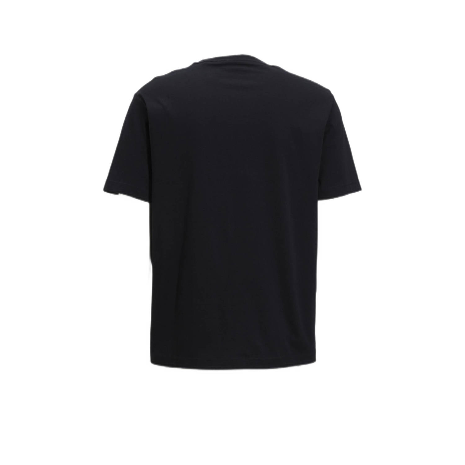 GANT T-shirt REG ARCHIVE met printopdruk zwart
