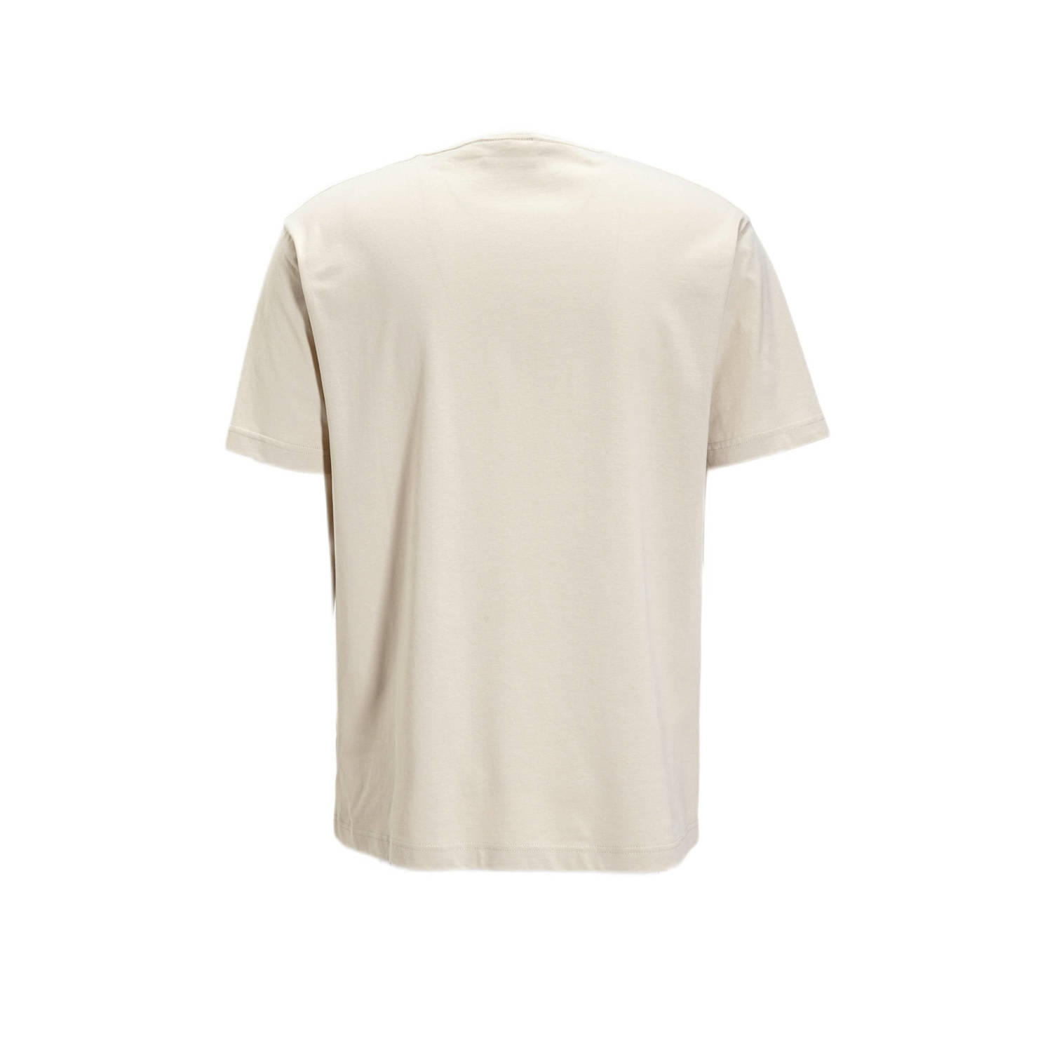 GANT regular fit T-shirt met logo en borduursels 239-silky beige