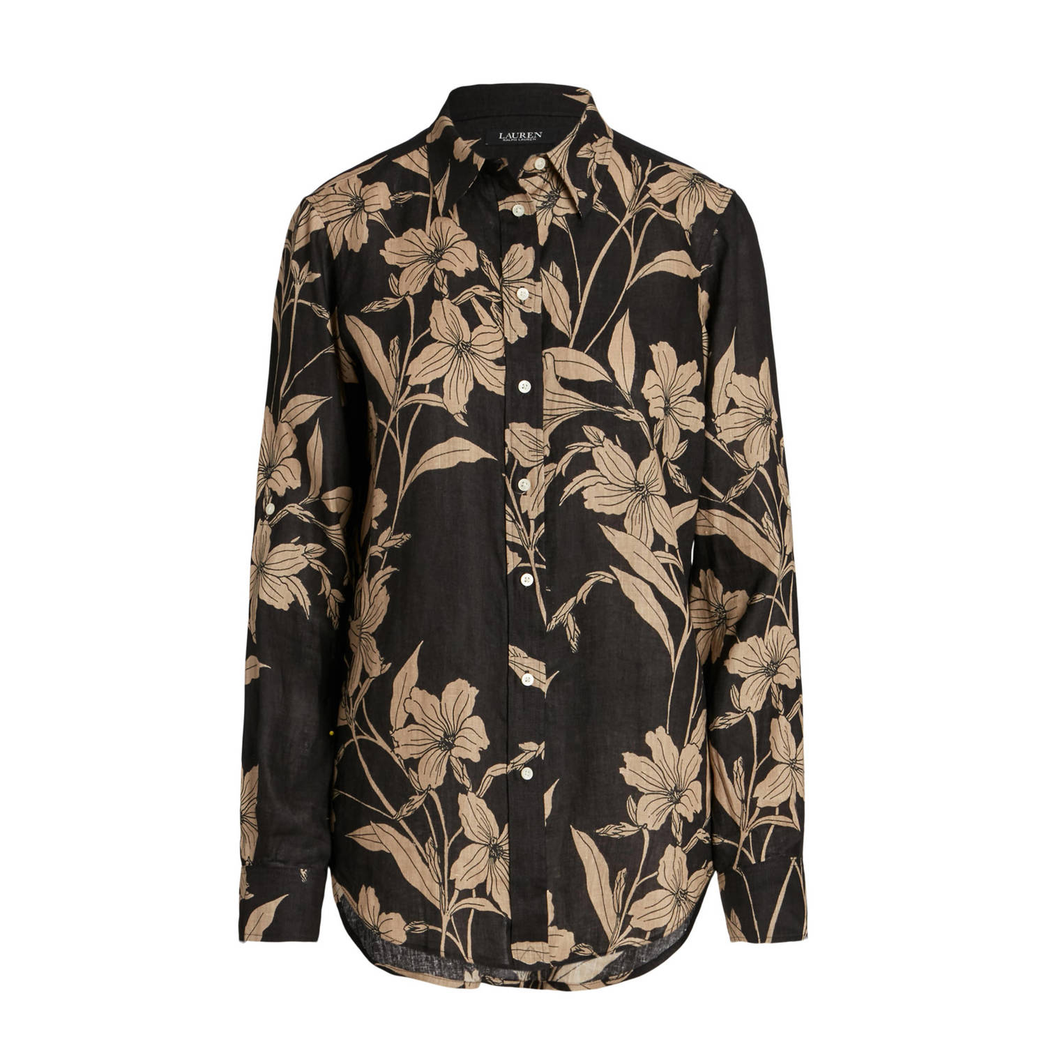 Lauren Ralph Lauren Blouse van linnen met all-over bloemenmotief model 'KARRIE'