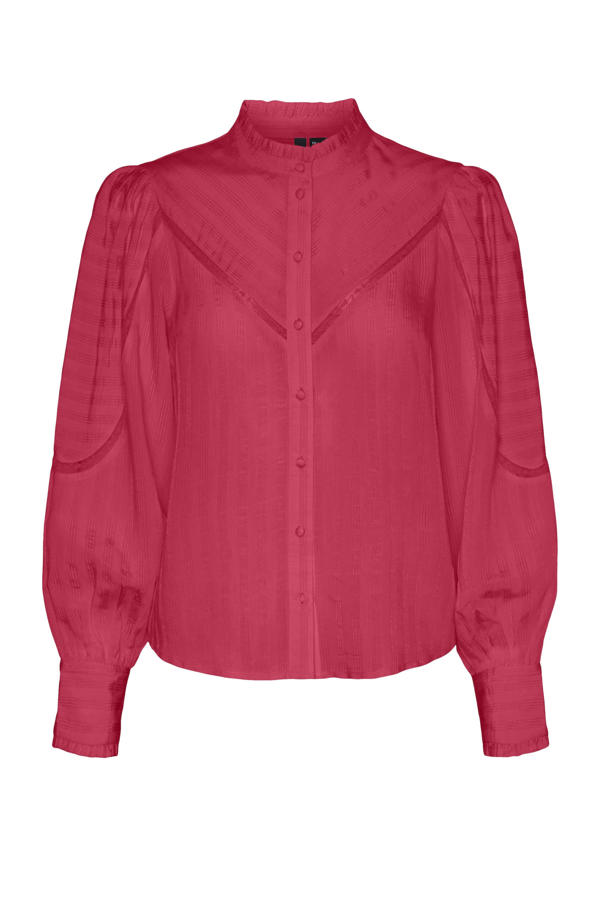 Blouses korte mouw rood Bianca main image 1