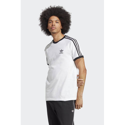 adidas Originals slim T-shirt wit afbeelding