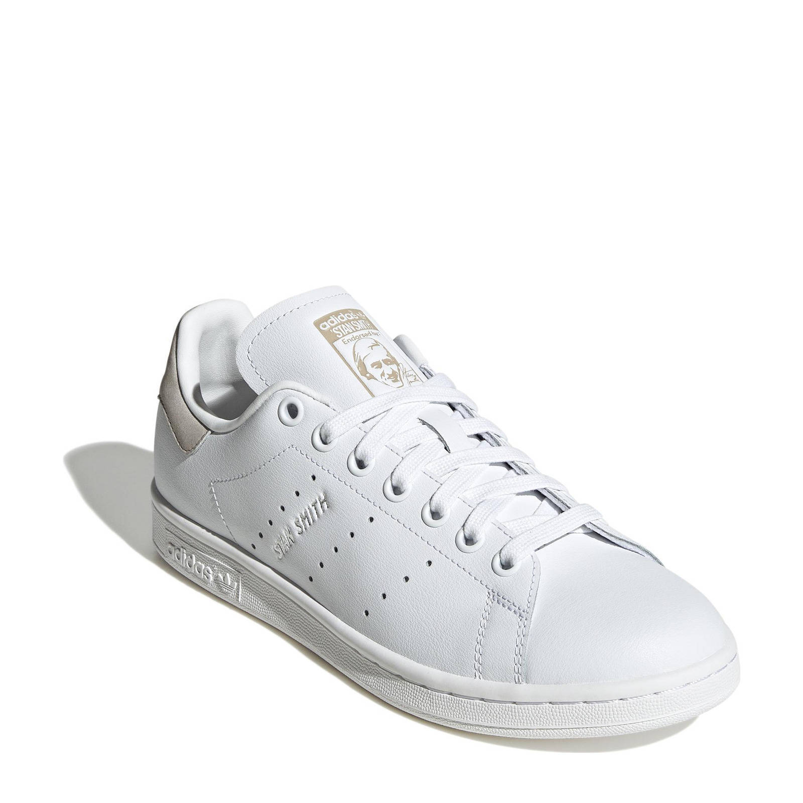 adidas Originals Stan Smith sneakers wit/beige | wehkamp