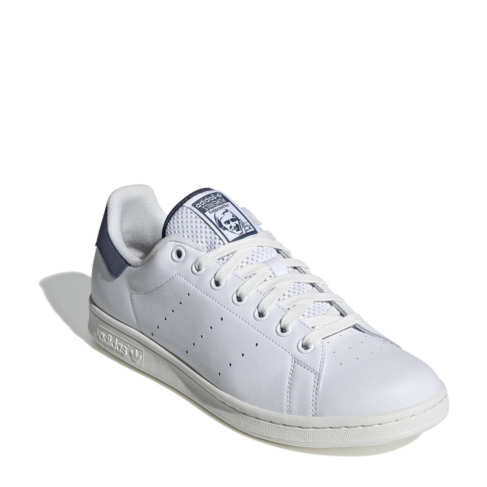 adidas Originals Stan Smith sneakers wit donkerblauw wehkamp