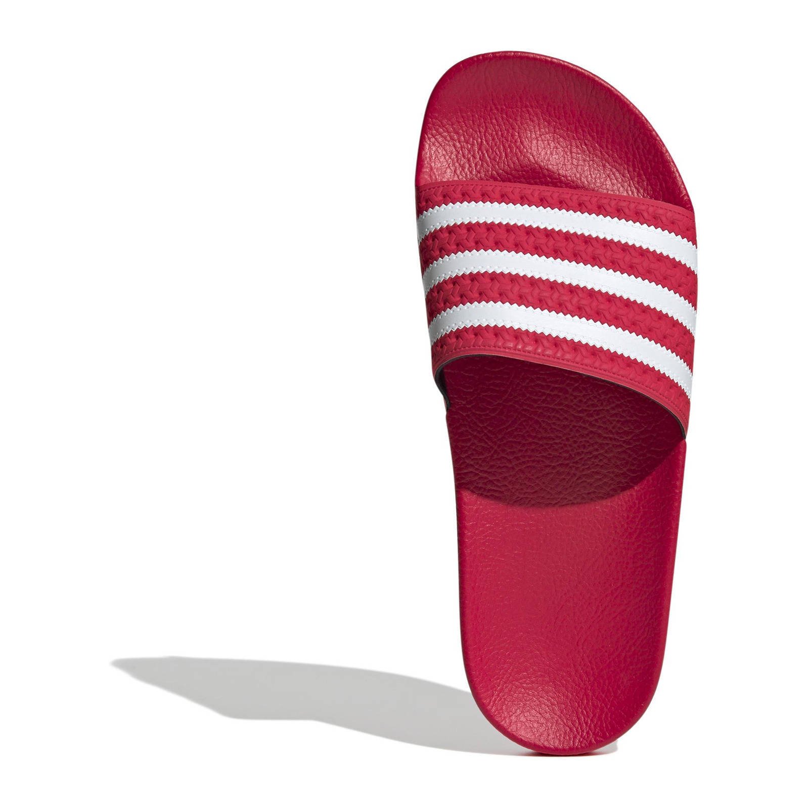 Badslippers adidas rood sale