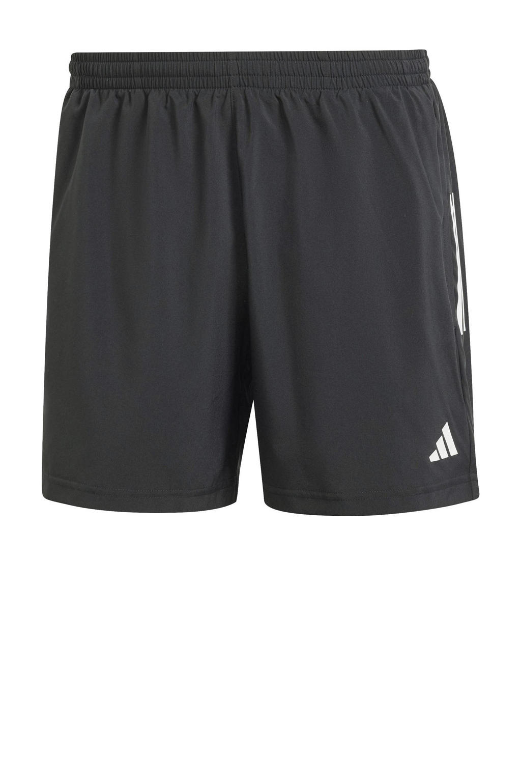 Zwarte heren adidas Performance hardloopshort van polyester met regular fit