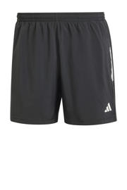 thumbnail: Zwarte heren adidas Performance hardloopshort van polyester met regular fit