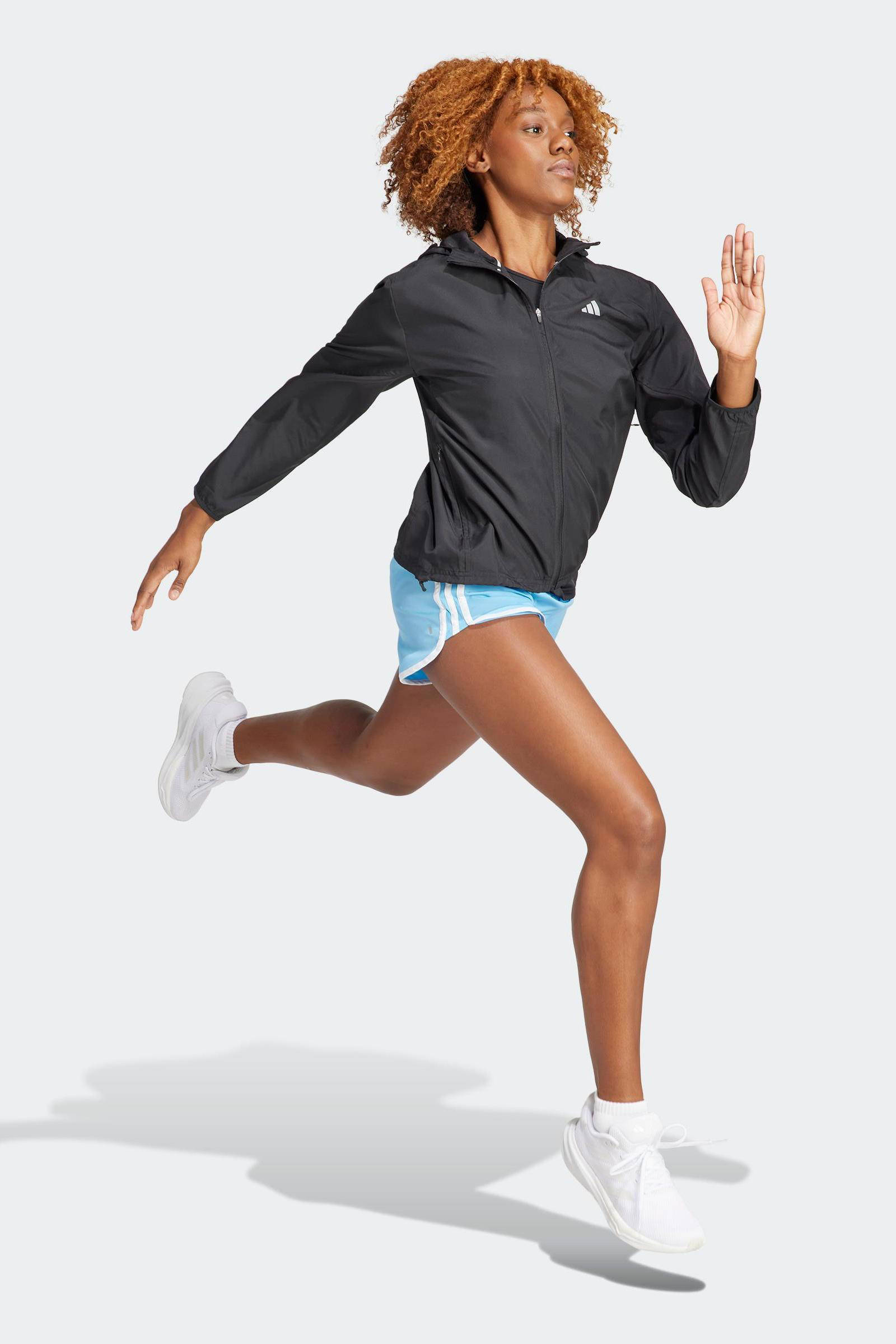 adidas Performance hardloopjack zwart | wehkamp