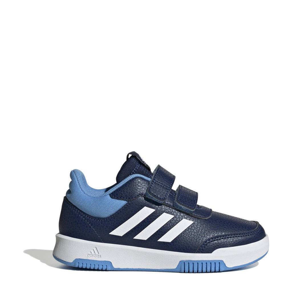 Donkerblauw, lichtblauw en witte jongens en meisjes adidas Sportswear Tensaur Sport 2.0 sneakers van imitatieleer/voering: mesh/voetbed: eva met klittenband