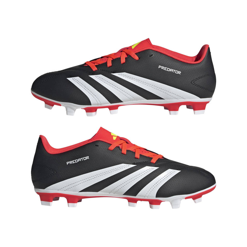 adidas predator 19.4 fxg voetbalschoenen zwart rood