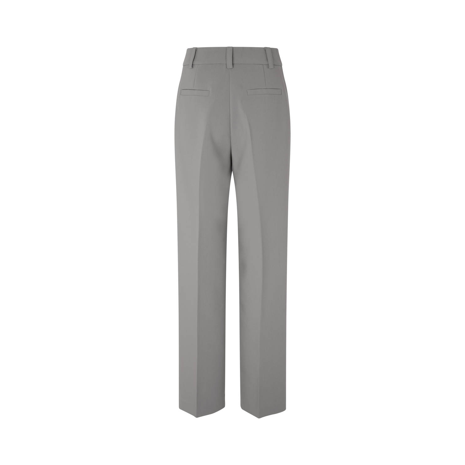 Modström high waist straight fit pantalon grijs