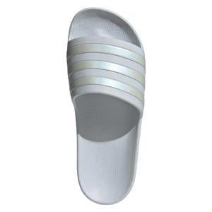 Adilette Aqua badslippers grijs/metallic
