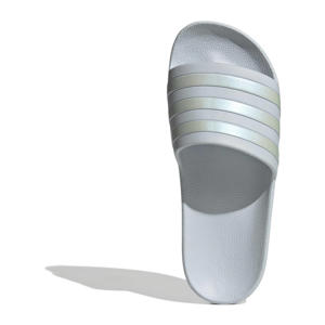 Adilette Aqua badslippers grijs/metallic