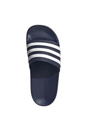 Adilette Shower badslippers donkerblauw/wit