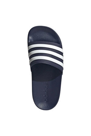 Adilette Shower badslippers donkerblauw/wit