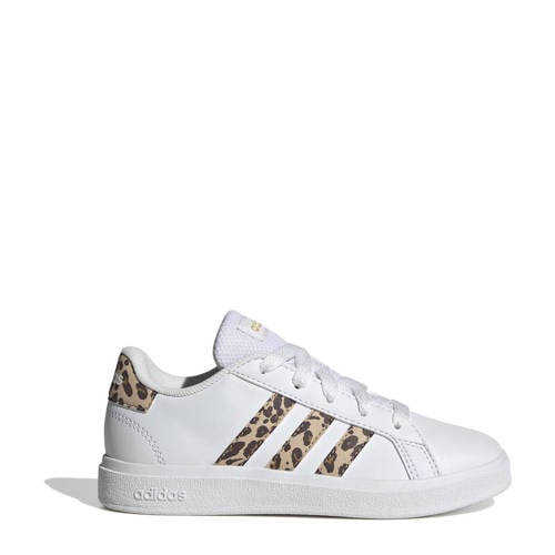 adidas Sportswear Grand Court 2.0 sneakers wit/panterprint afbeelding