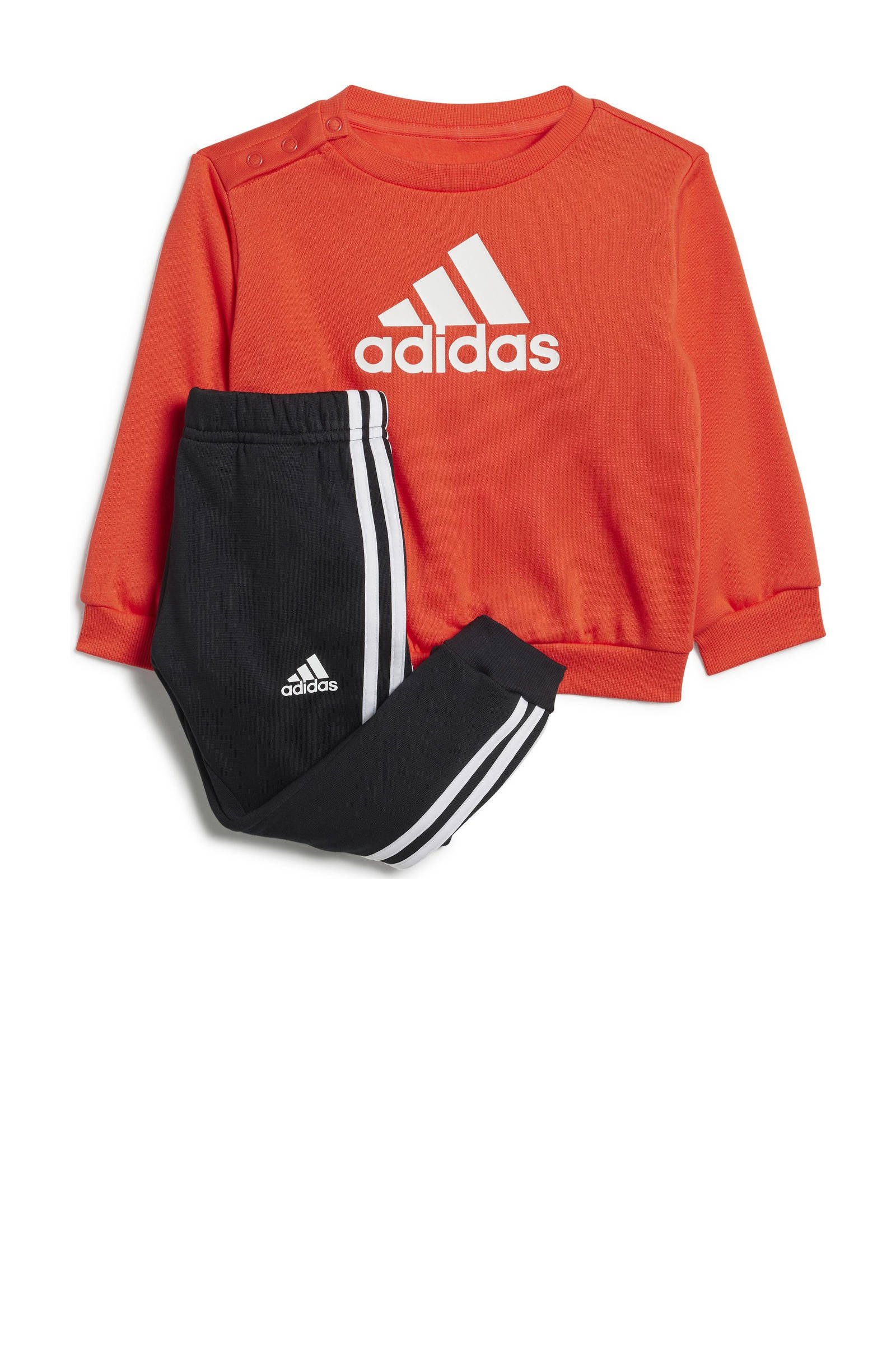 adidas Sportswear joggingpak rood zwart wehkamp