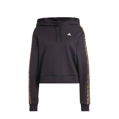 adidas Sportswear hoodie zwart/panterprint