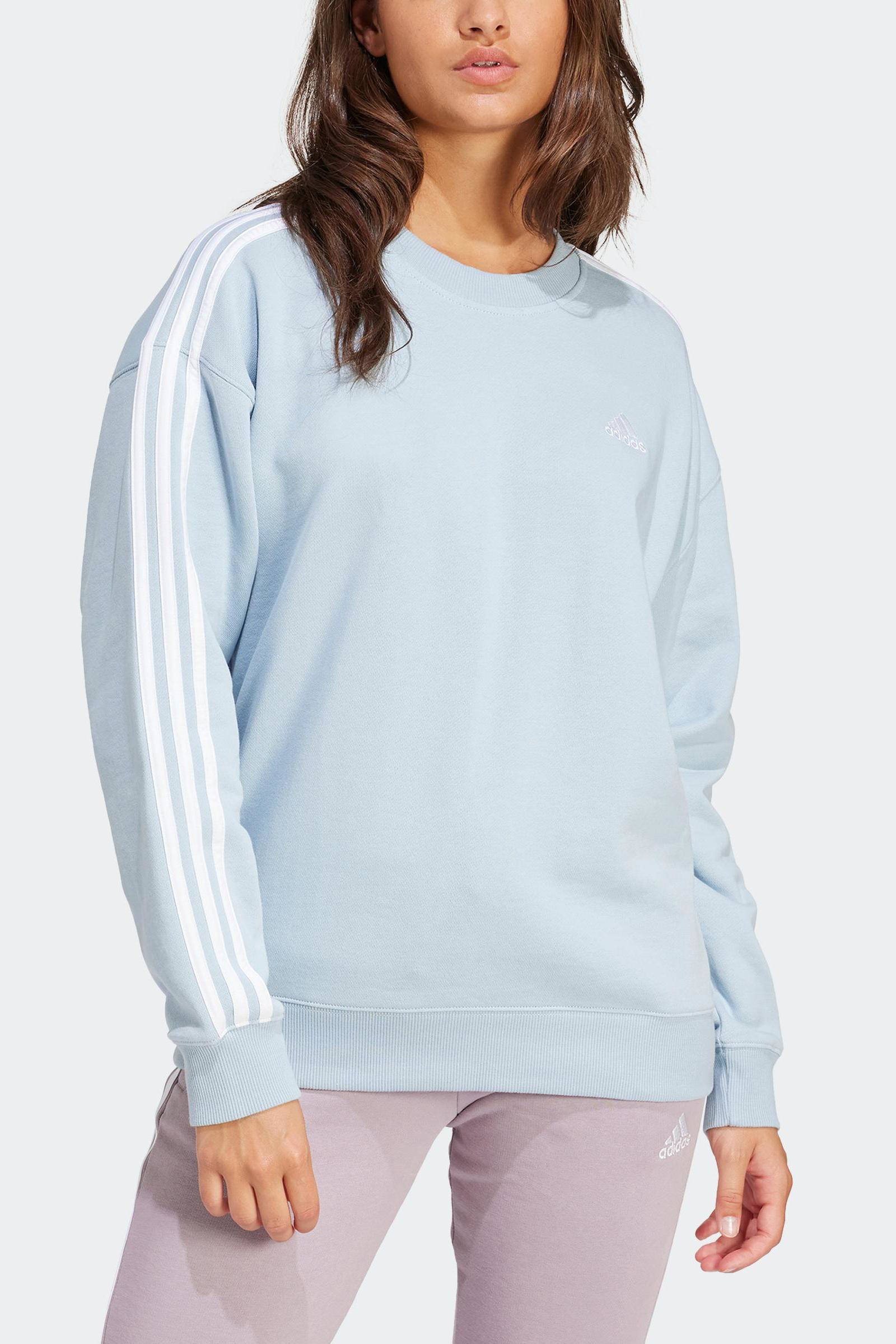 Adidas sweater shops lichtblauw