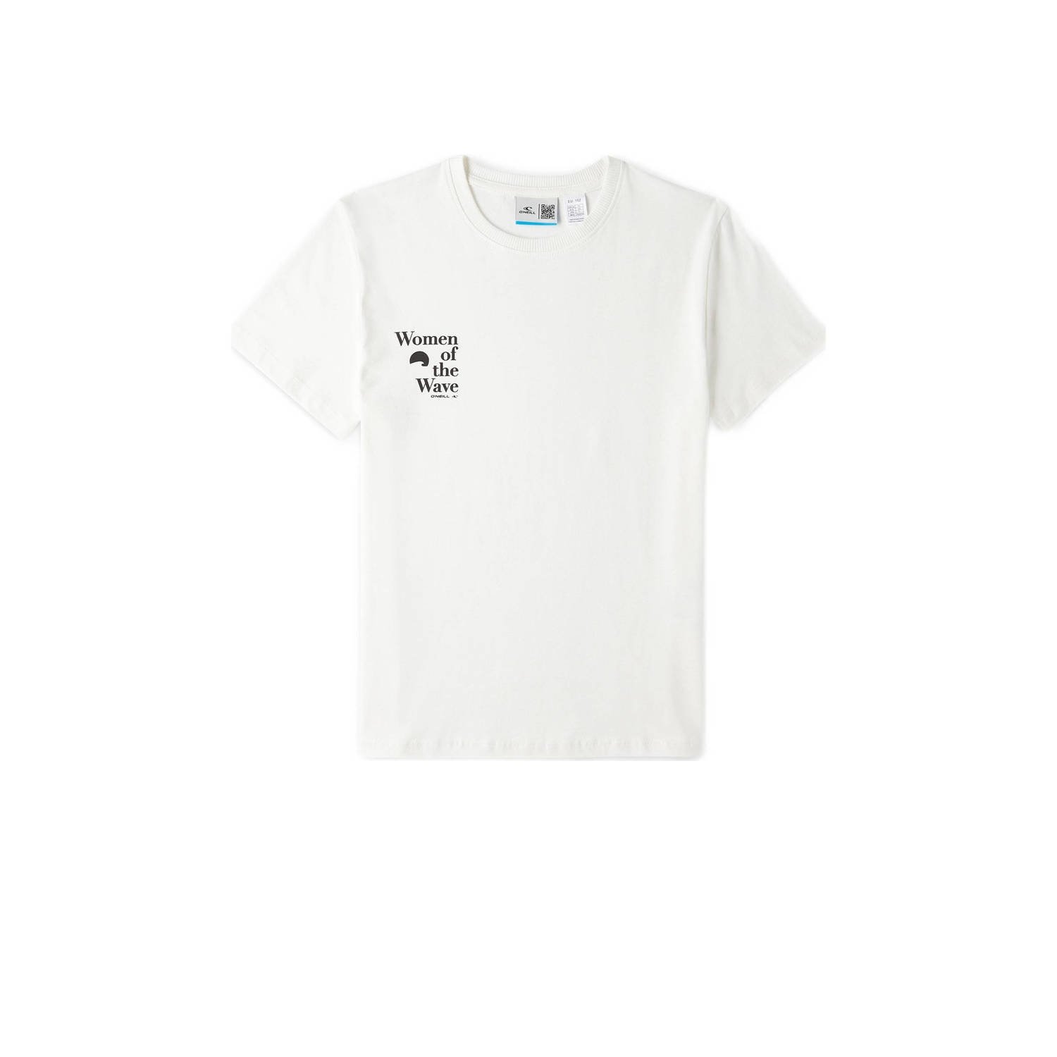 O'Neill T-shirt met tekst wit Meisjes Sweat Ronde hals Tekst 128