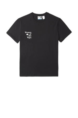 T-shirt met tekst zwart/wit