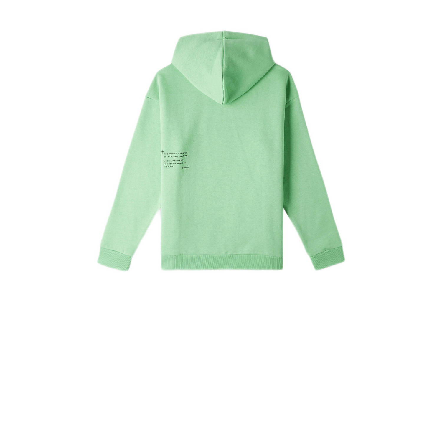 O'Neill hoodie met tekst lime groen