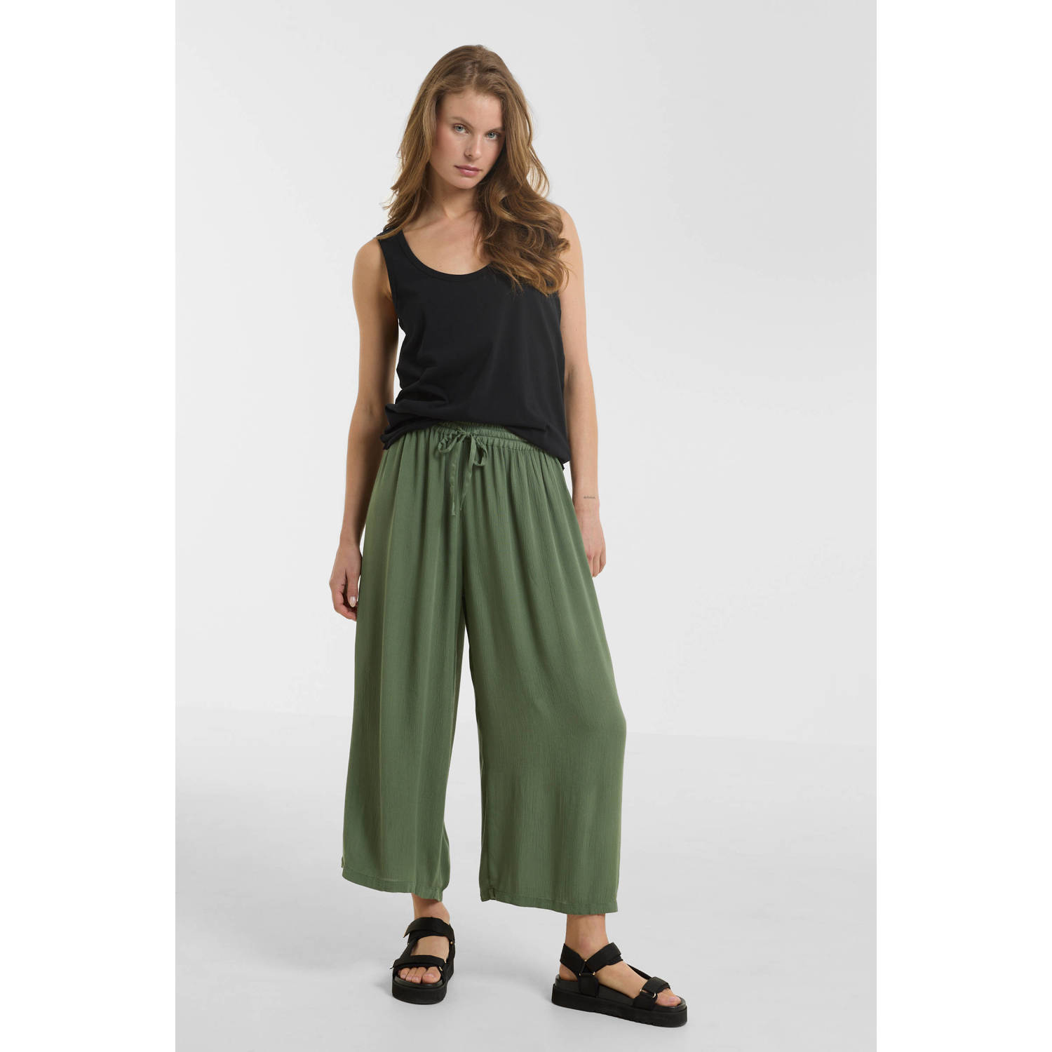 Anytime culotte khaki