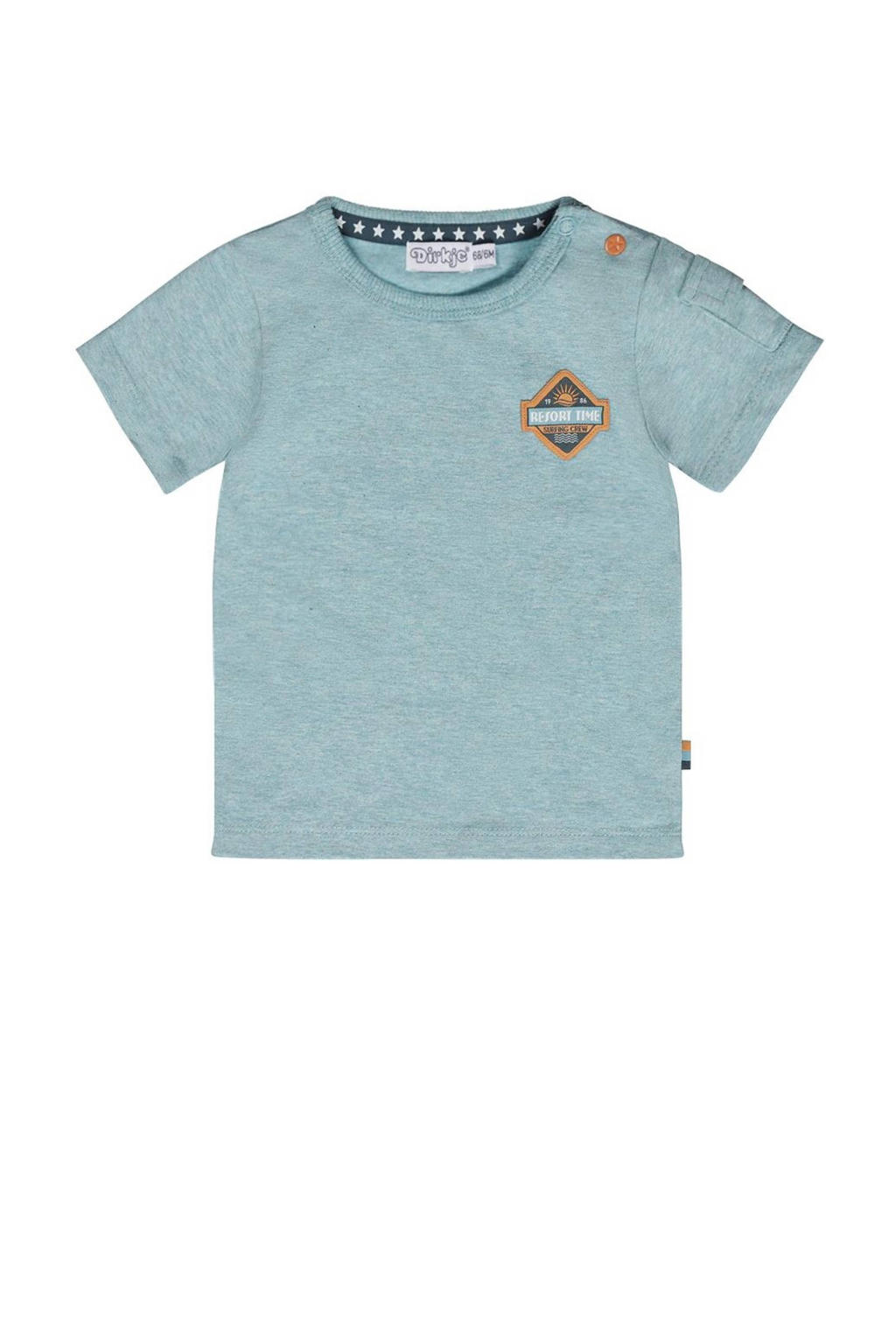 DIRKJE Jungen T-Shirt – Mit Hawaii-Print, Kurzarm, Aus Weicher Baumwolle