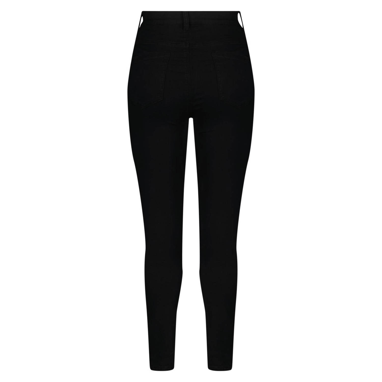 MS Mode high waist skinny jeans black denim