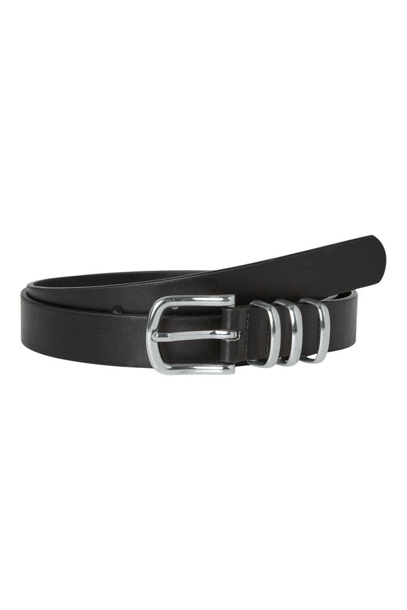 VERO MODA riem zwart/zilverkleurig