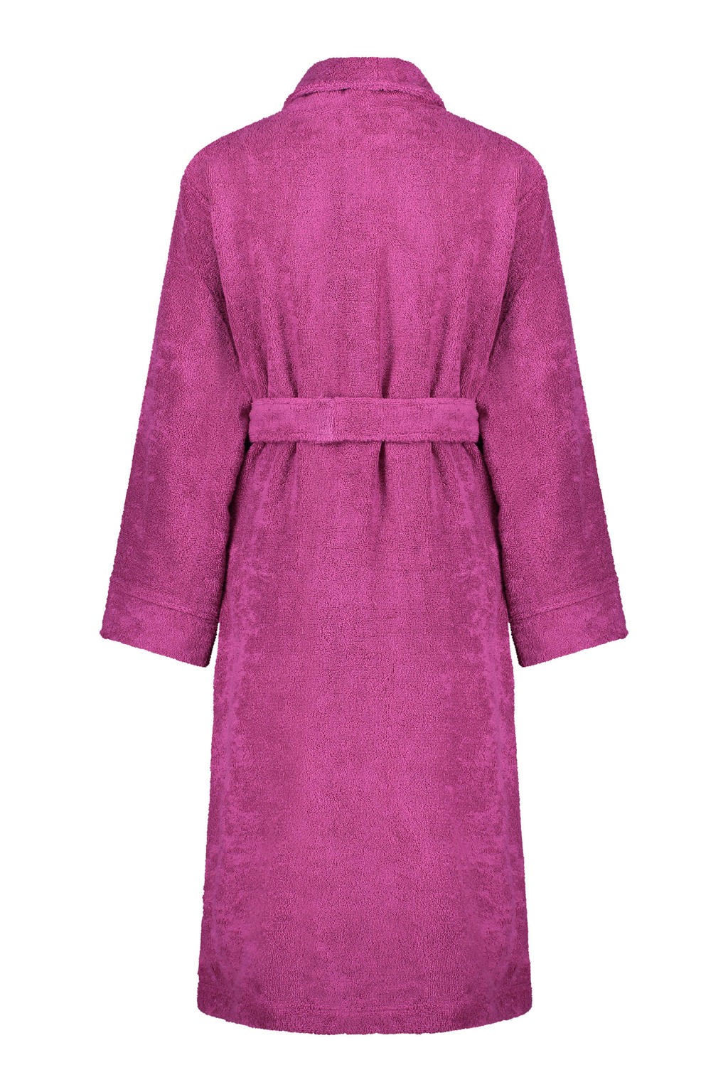Hunkemöller fleece badjas met textuur oudroze