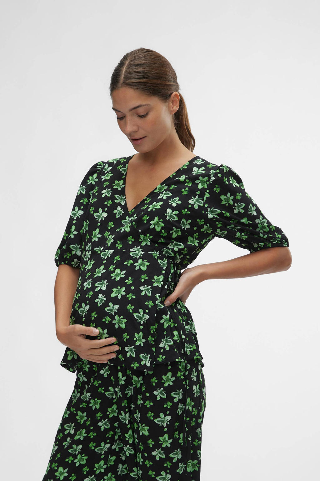 MAMALICIOUS MLMIVANE TESS MAXI DRESS - Cocktailjurk - sangria sunset