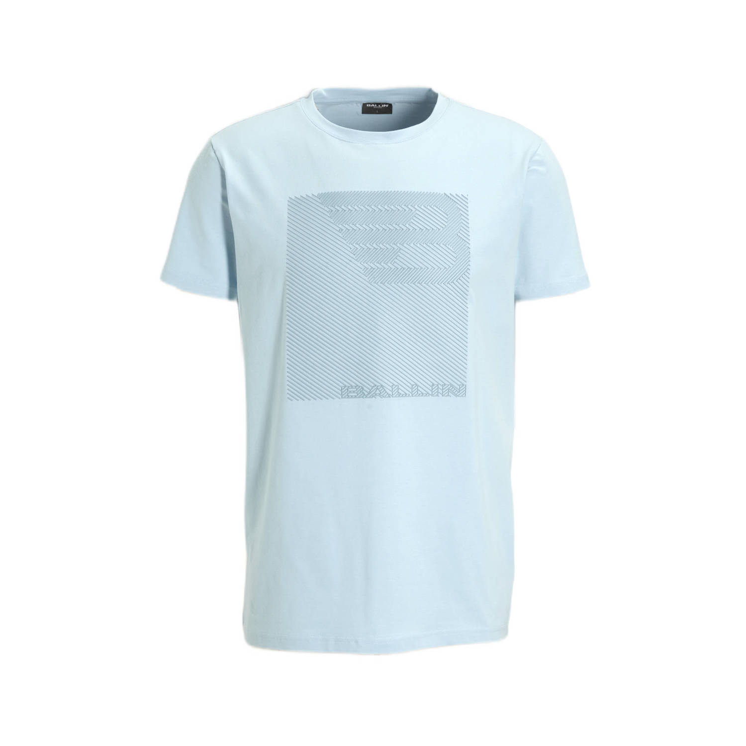 Ballin T-shirt met printopdruk lt blue