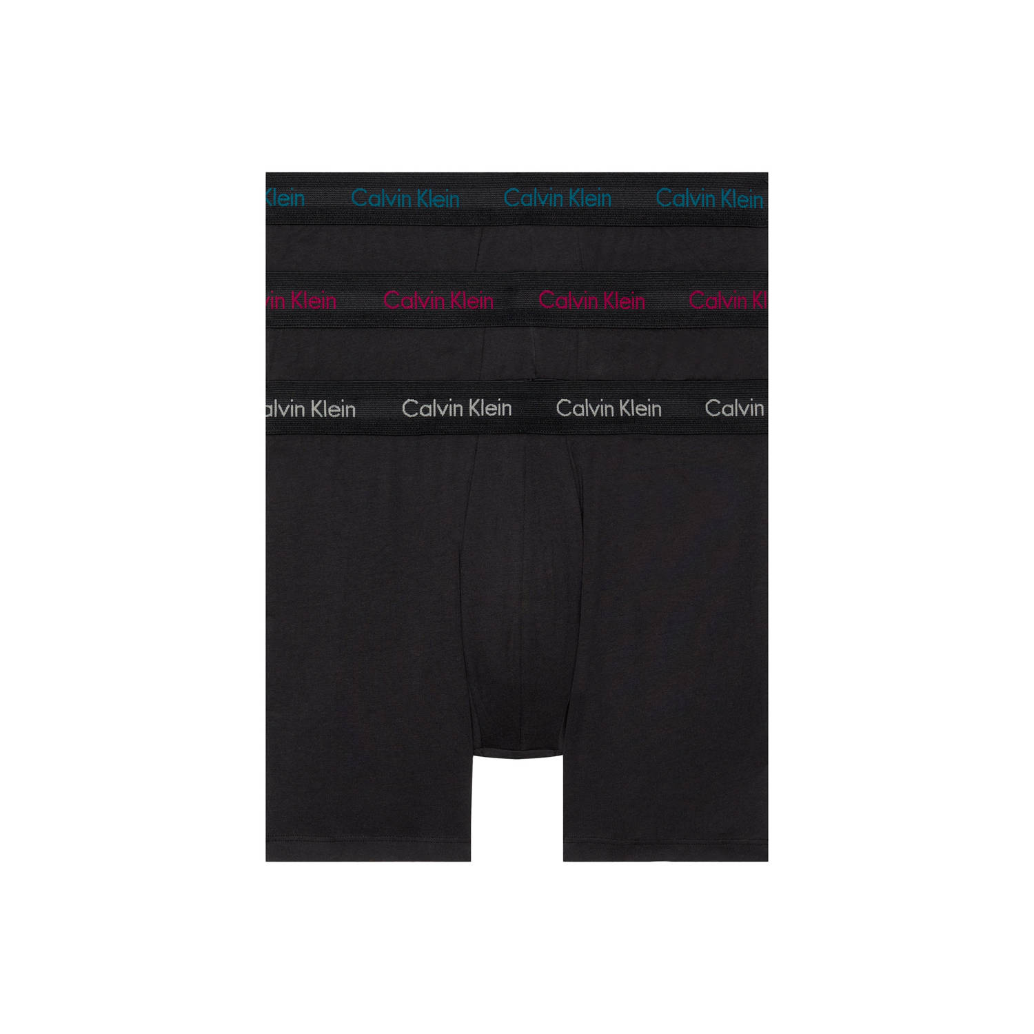 Calvin Klein Underwear Boxershort met band met label in een set van 3 stuks