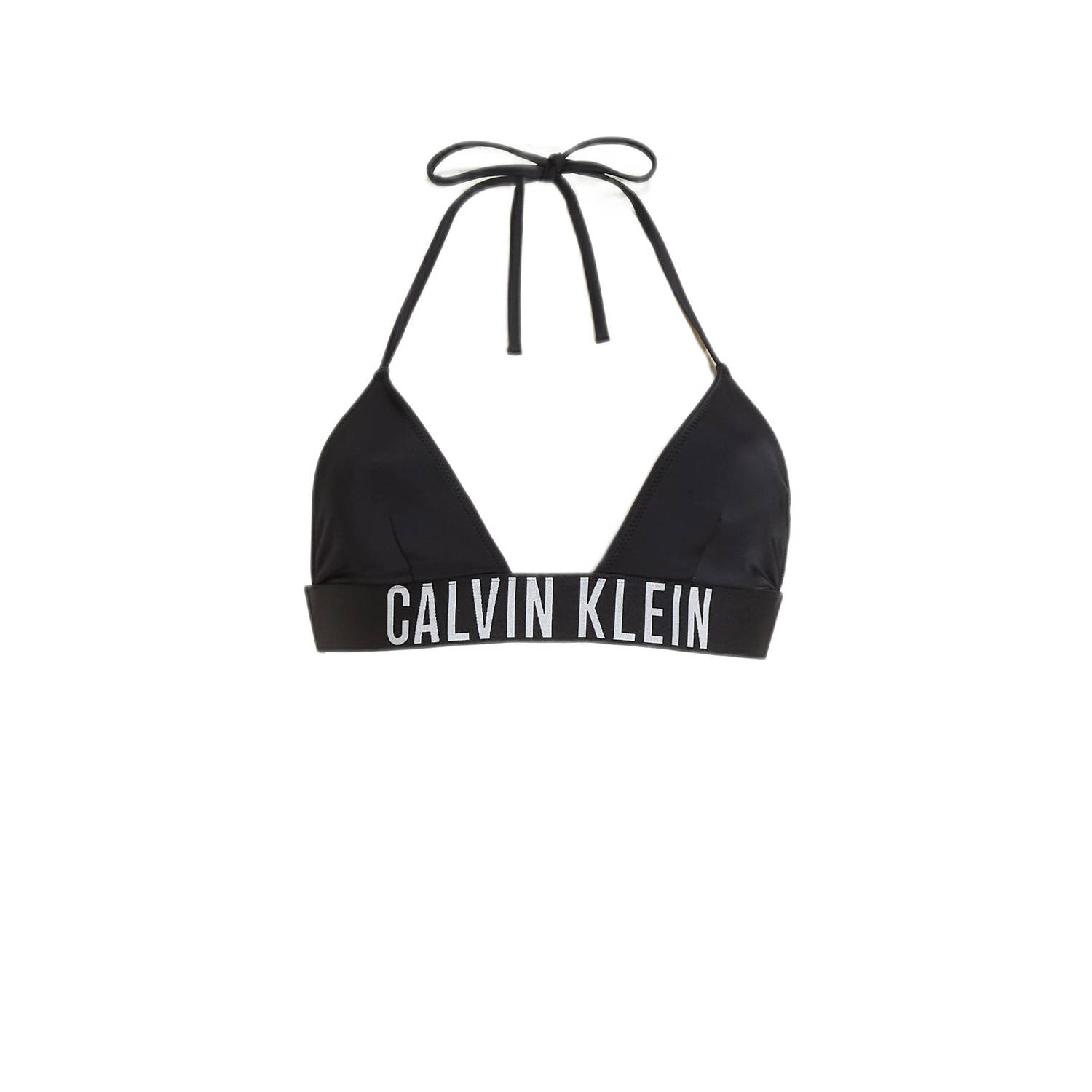 Calvin Klein Swim Intense Triange Bikini Top Black- Dames Black