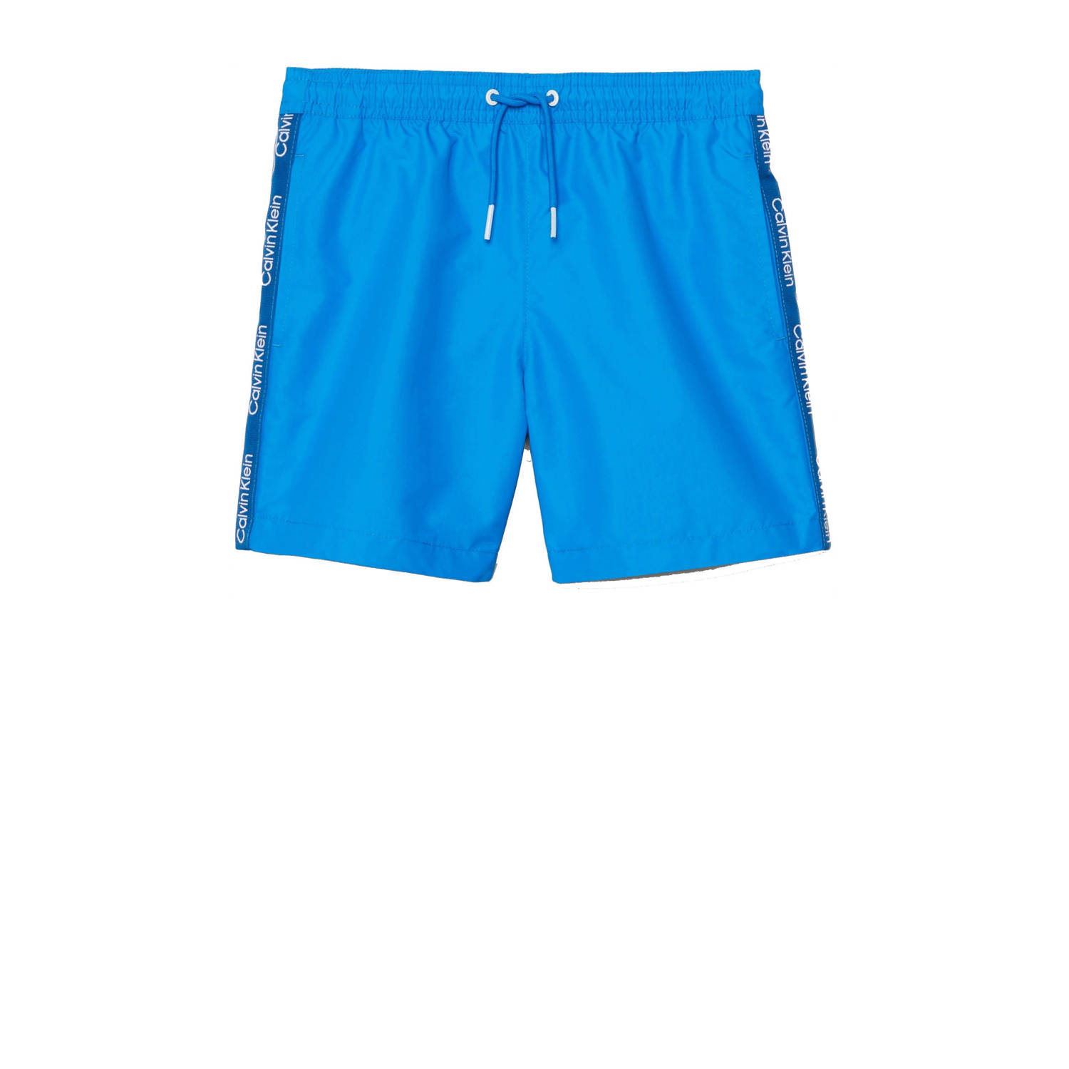 Calvin Klein zwemshort blauw Jongens Polyester Effen 128 140