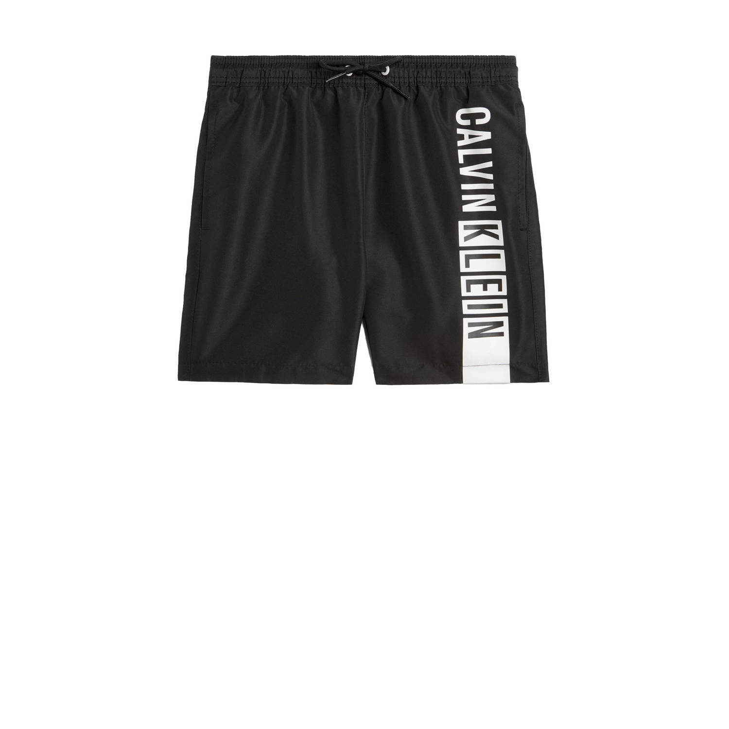 Calvin Klein zwemshort zwart Jongens Polyester Logo 140 152