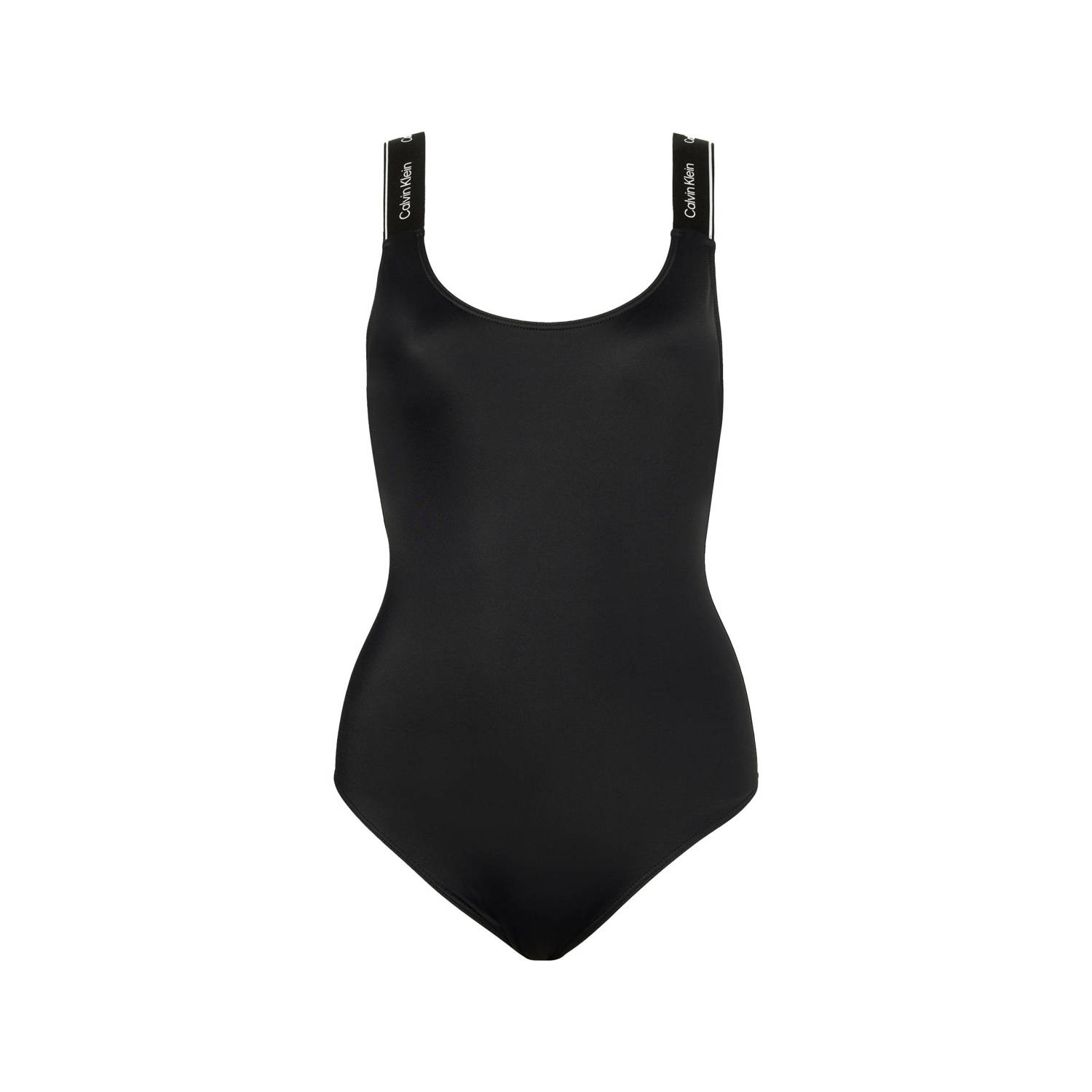 Calvin Klein Swimwear Badpak ONE PIECE-RP met logoprint op de bandjes