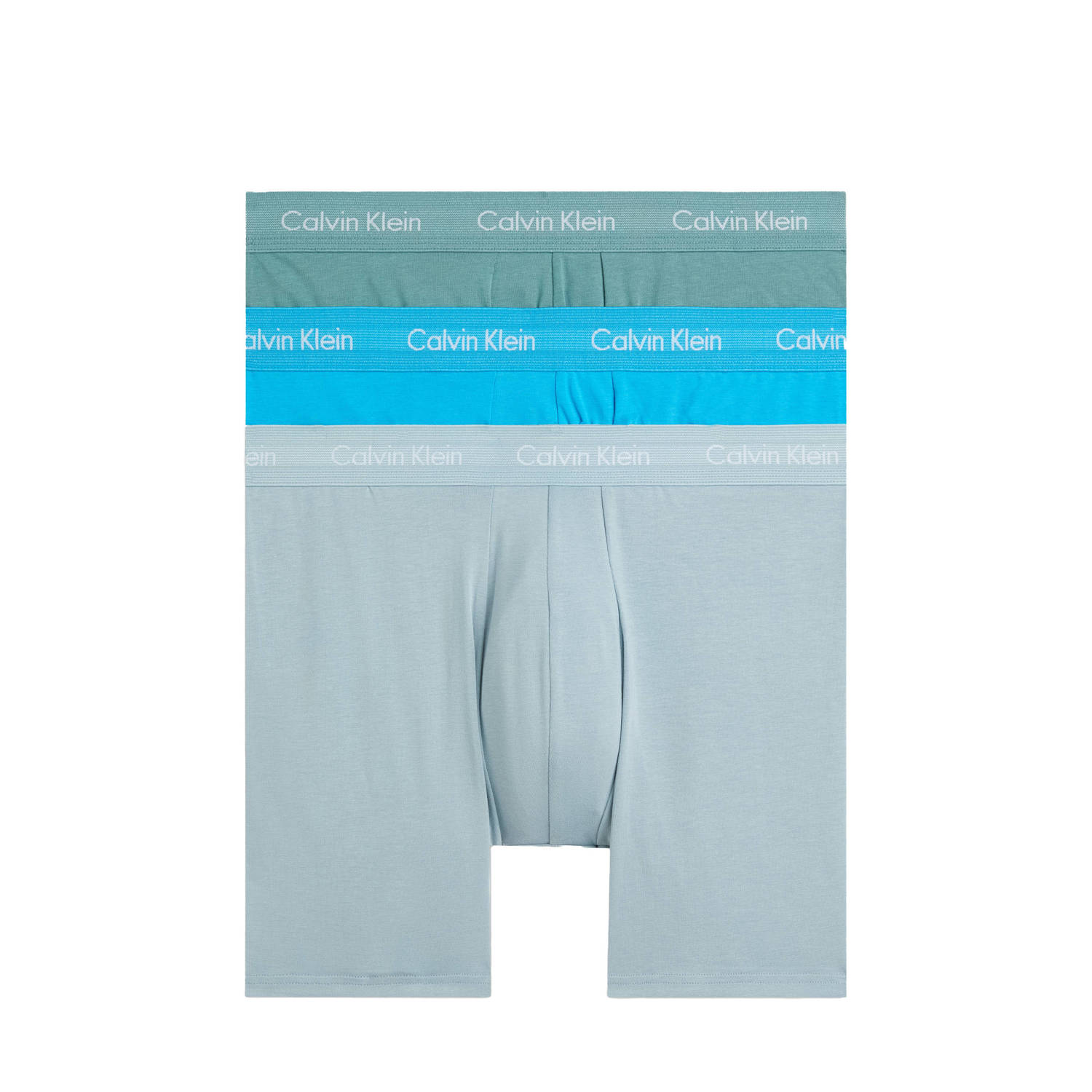 Calvin Klein Underwear Boxershort met band met label in een set van 3 stuks