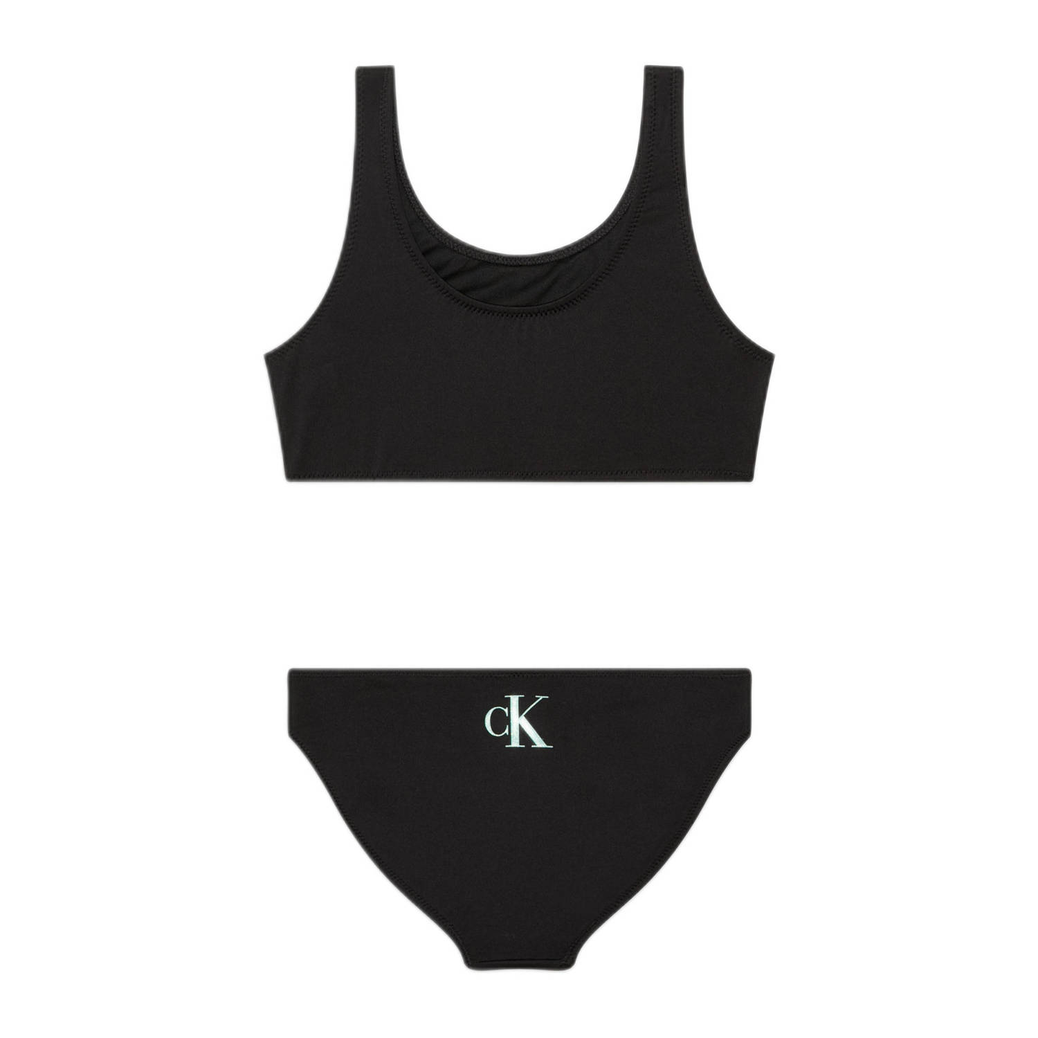 Calvin Klein crop bikini zwart